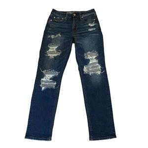 American Eagle distressed stretch x petite jeans